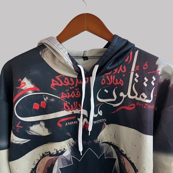 Anime Sweatshirt Hoodie Adults 3XL Hunter X Hunter All Over Print Pullover Mens - Picture 3 of 9